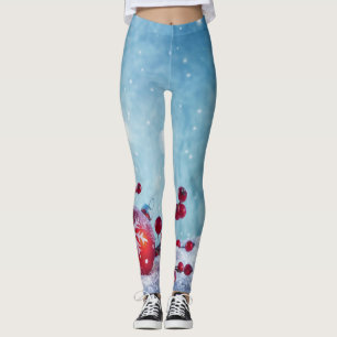 Winter Wonderland Scene Leggings