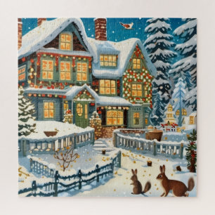 Winter Wonderland Scene Puzzle