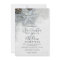 Winter wonderland silver snow typography wedding