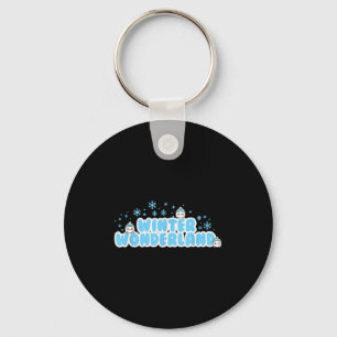 Winter Wonderland Snowball Keychain