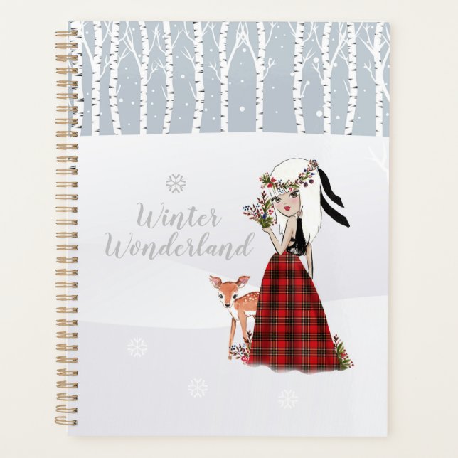 Winter Wonderland spiral Planner (Front)
