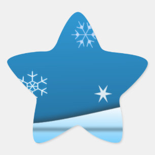 Winter Wonderland Star Sticker