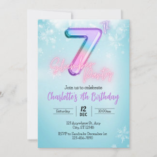 `Winter Wonderland Stwood party Invitation