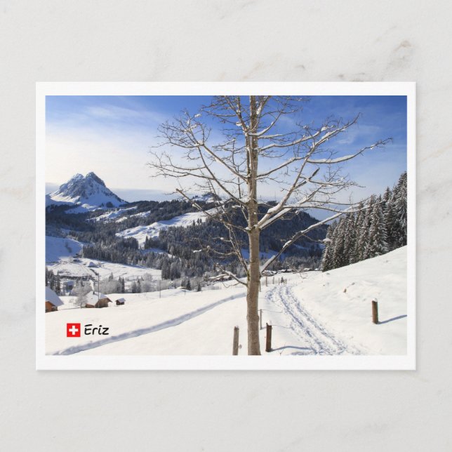Winter wonderland - Switzerland Postcard (Front)