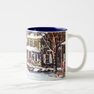 Winter Wonderland Two-Tone Coffee Mug