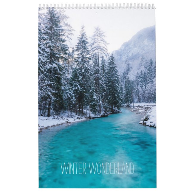 Winter wonderland v1 landscape photo calendar (Cover)