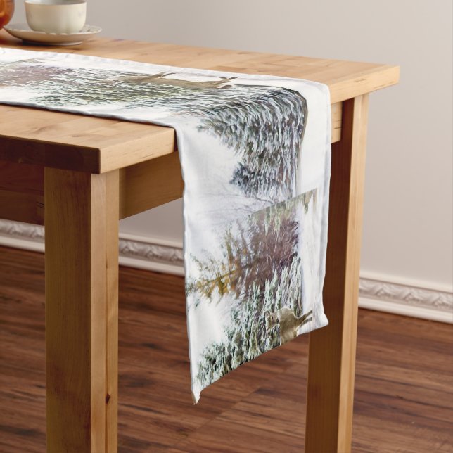 Winter Wonderland White Christmas  Table Runner (In Situ)