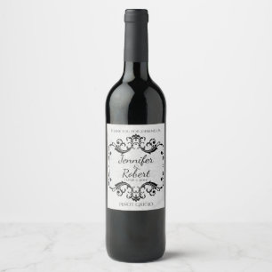 Winter Wonderland Wine Label