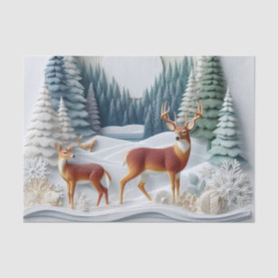 Winter Wonderland with Dee Embossed Tissue Paper