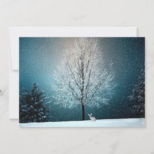 Winter Wonderland with Rabbit (Front)