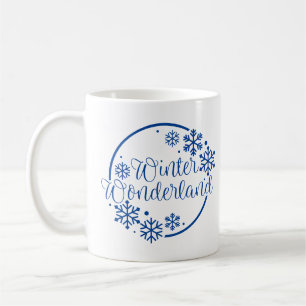 Winter Wonderland with Snowflakes Coffee Mug