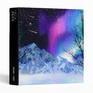Winter Wonderlights 3 Ring Binder