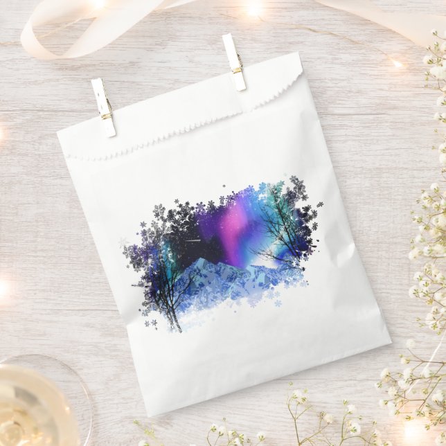 Winter Wonderlights Favour Bag (Clipped)