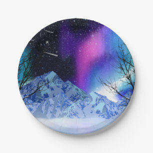 Winter Wonderlights Paper Plate