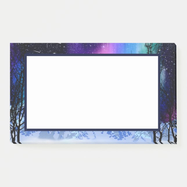 Winter Wonderlights Post-it Notes (Front)