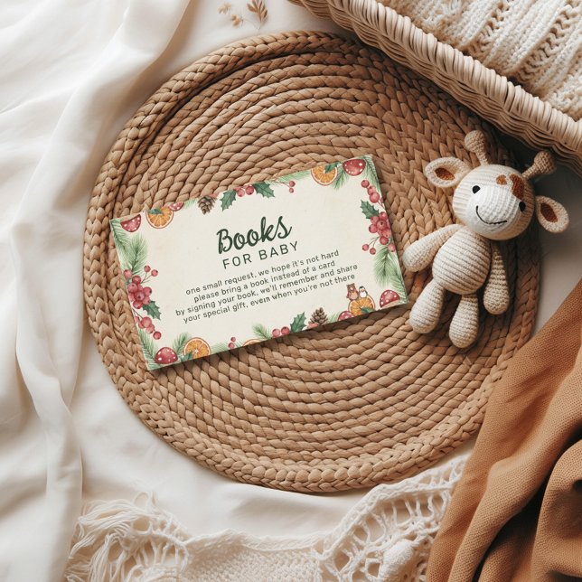 Winter Woodland Baby Shower Enclosure Card (Creator Uploaded)