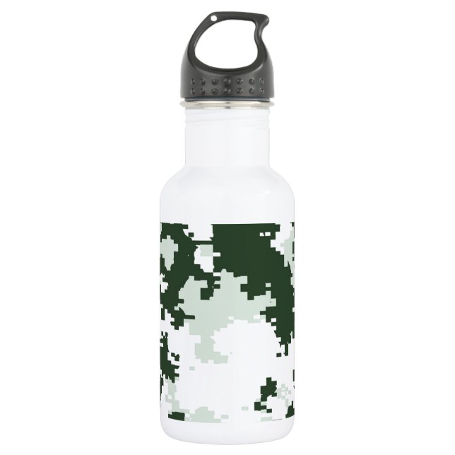 Winter Woodland Camo 532 Ml Water Bottle (Front)