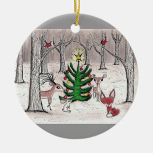 Winter Woodland Christmas - Ornament