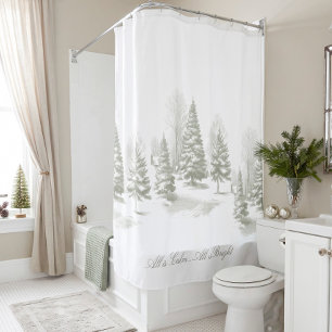 Winter Woodland Christmas Tree Pine