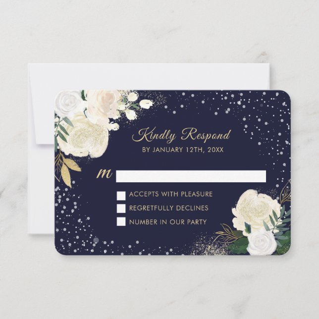 Winter Woodland RSVP Cards (Front)