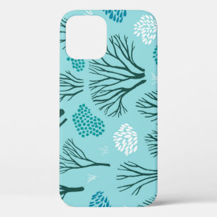 Winter Woodland: Vintage Seamless iPhone 12 Case
