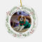 Winter Wreath Dog's Photo Christmas