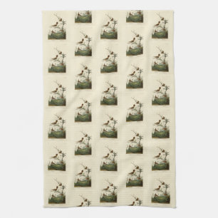 Winter Wren, Rock Wren, Audubon's Birds of America Kitchen Towel
