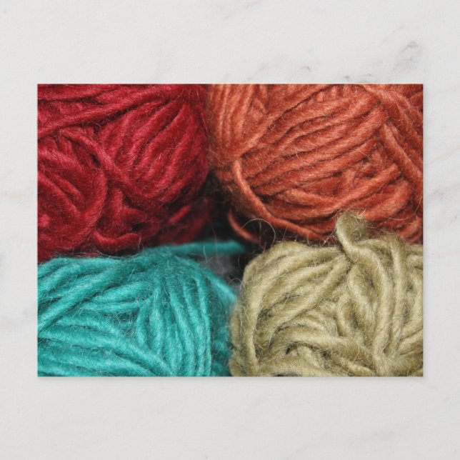 Winter Yarn Postcard (Front)