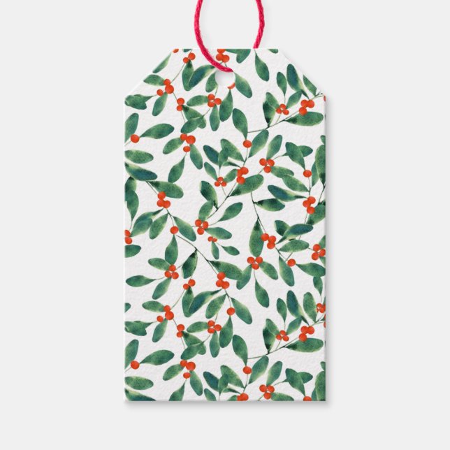 Winterberry (Classic) Gift Tags (Front)