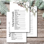 Winterberry rustic boho baby word scramble game<br><div class="desc">Custom fun baby shower game. Customize it to make it uniquely yours. You can change the font,  colour and words.  Bundle up with Paper napkins,  stickers,  thank you cards,  invitations,  baby shower games,  welcome sign and more. Everything you need to throw a splashy party.  Visit Winterberry Rustic Boho collection.</div>