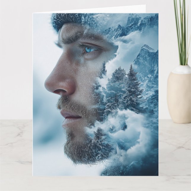 Winterbound Birthday Wish Card (Front)