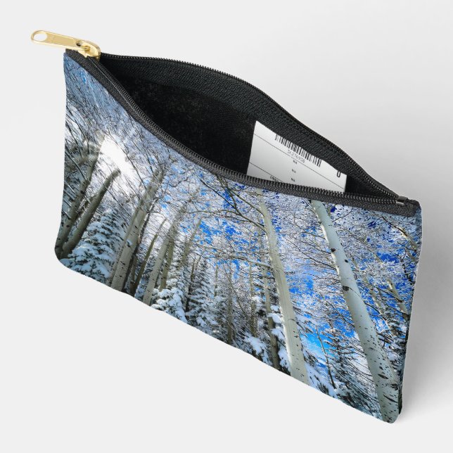 Winterburst Zipper Pouch and Bags (Open)