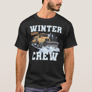 Winterdienst Crew Lustiges Winterdienst T-Shirt