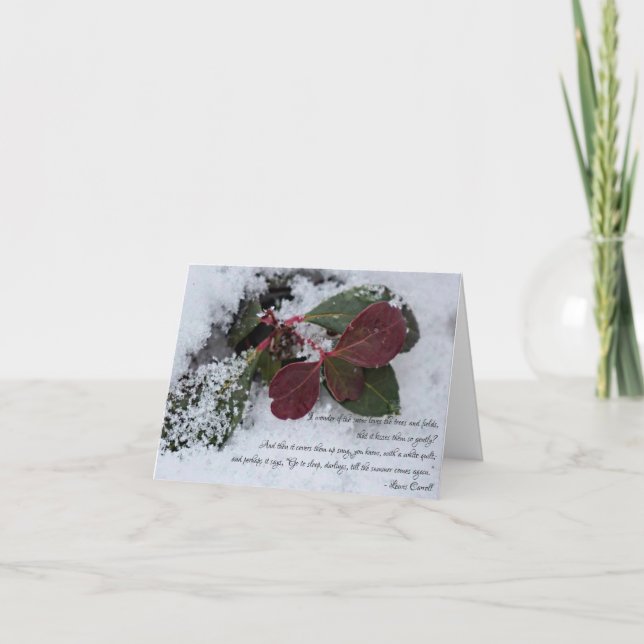Wintergreen Holiday Card (Front)
