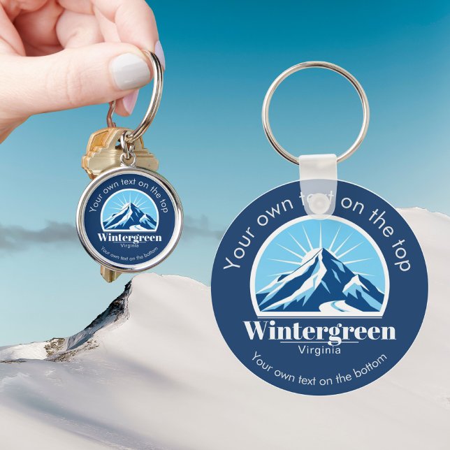 Wintergreen Virginia ski resort gift  Keychain (Creator Uploaded)