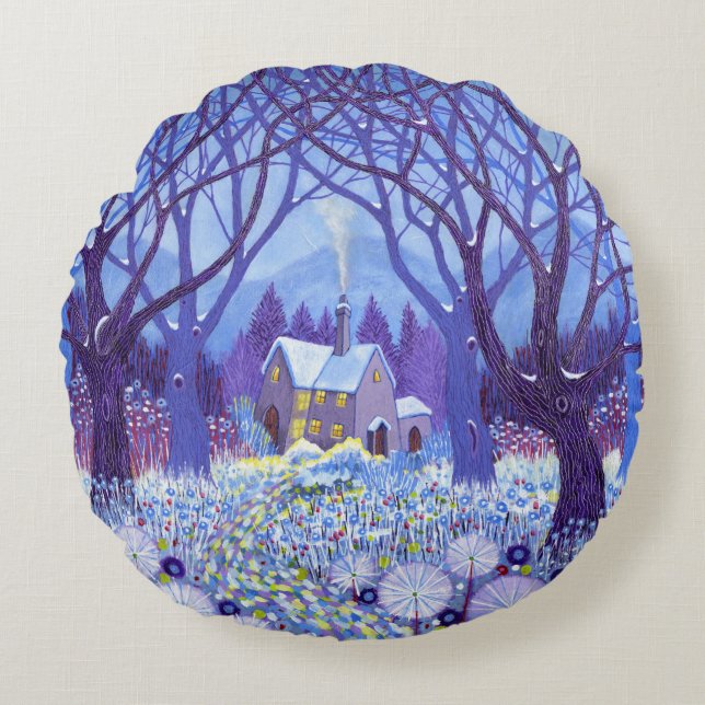 Winterlands 2012 round pillow (Front)