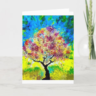 Winter's Approach Note Card <Blank Inside>