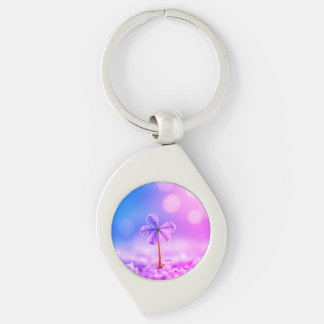 Winter's Delicate Treasure Keychain
