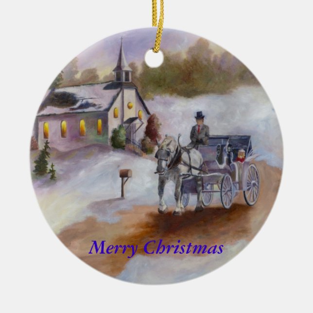 Winters Dream Christmas Ornament (Front)