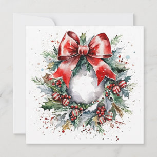 "Winter's Embrace on Christmas Eve" Card