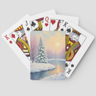 Winter's First Light Playing Cards