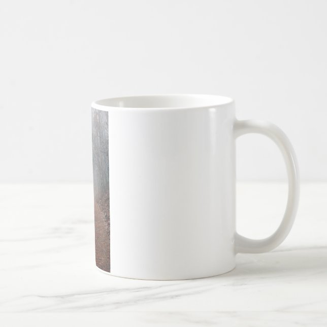 Winters Fog - No End in Sight on the Trail Gifts Coffee Mug (Right)