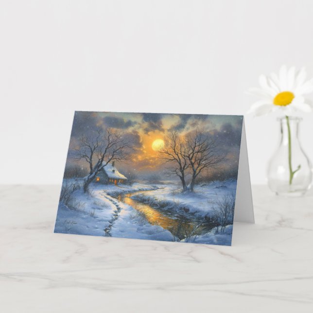 Winter's Glow Christmas Card (Small Plant)