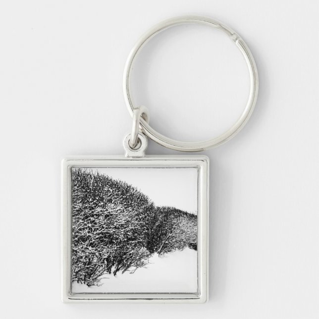 winter's hedge keychain (Front)