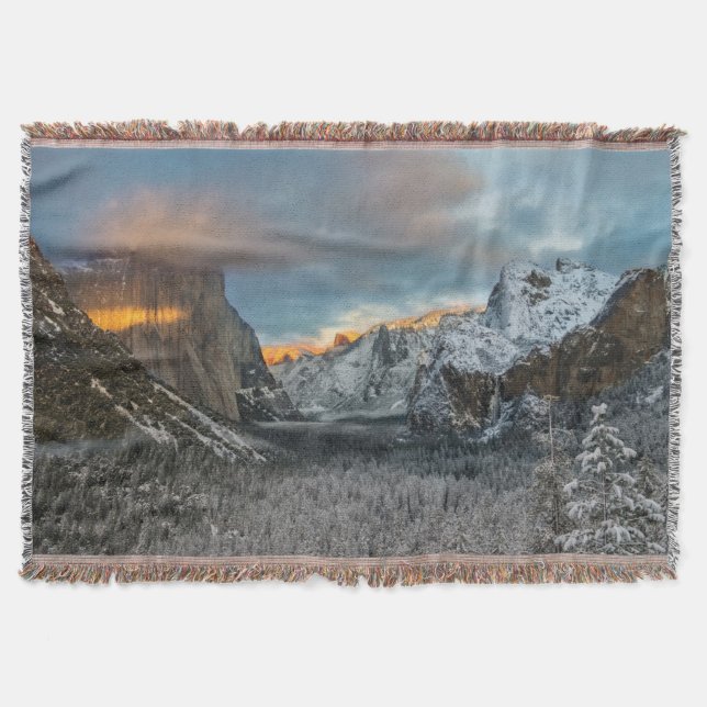 Winter's Mark Throw Blanket (Front)