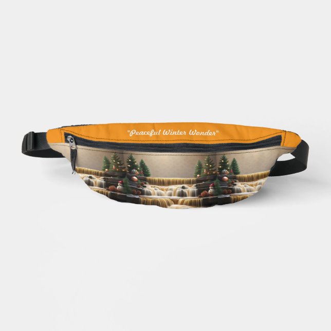 "Winter's Peaceful Slumber" Fanny Pack (Front)