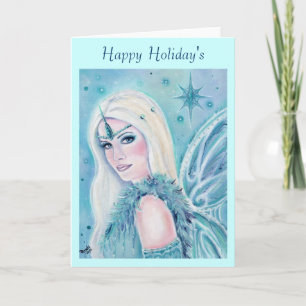 Winter's song fairy card by Renee Lavoie