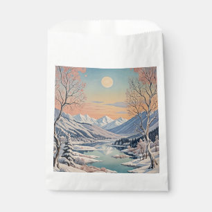Winter's Tranquility Favour Bag