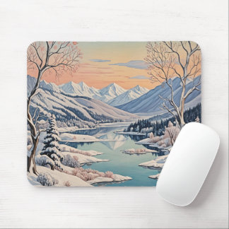 Winter's Tranquility Mouse Pad