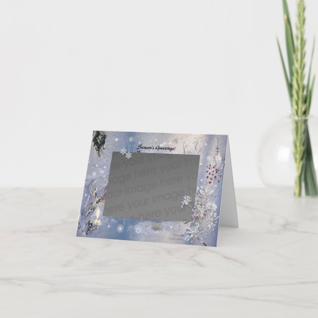 Winterscape Holiday 3 Card (Front)